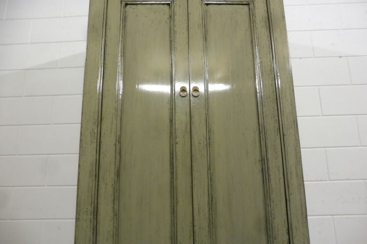 Foto 5 van Mooie keukenkast in landelijk stijl licht groen shabby chic