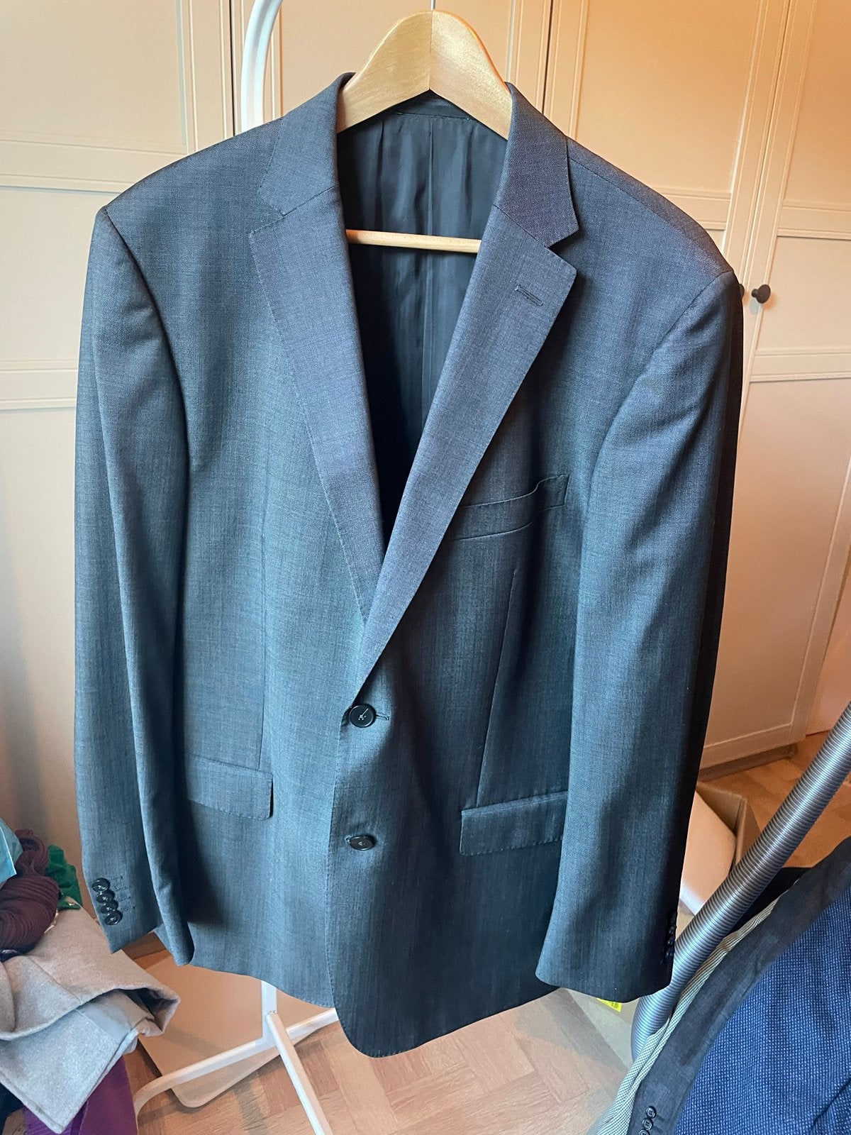 Z Zegna heren colbert - Maat 54 R (L), Ophalen of Verzenden, Zo goed als nieuw, Maat 52/54 (L), Grijs