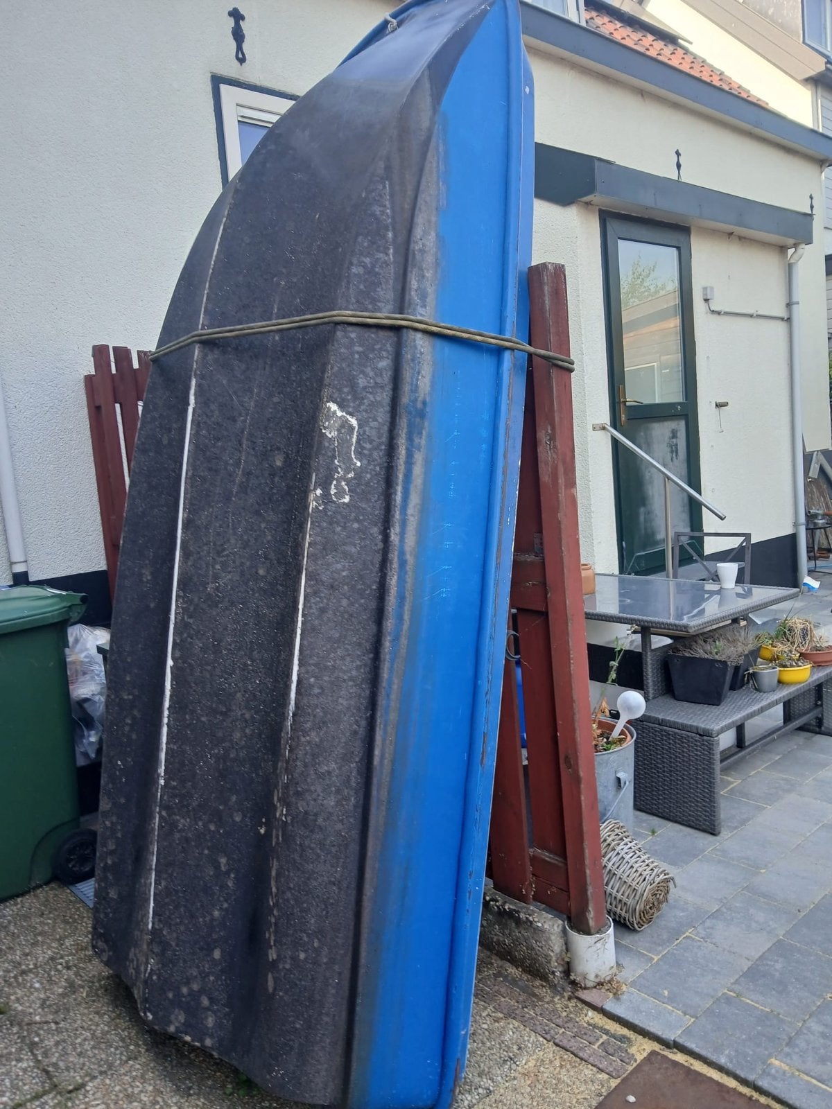 Polyester boot met motor, Watersport en Boten, Motorboten en Motorjachten, Ophalen of Verzenden, Gebruikt, Polyester, Buitenboordmotor