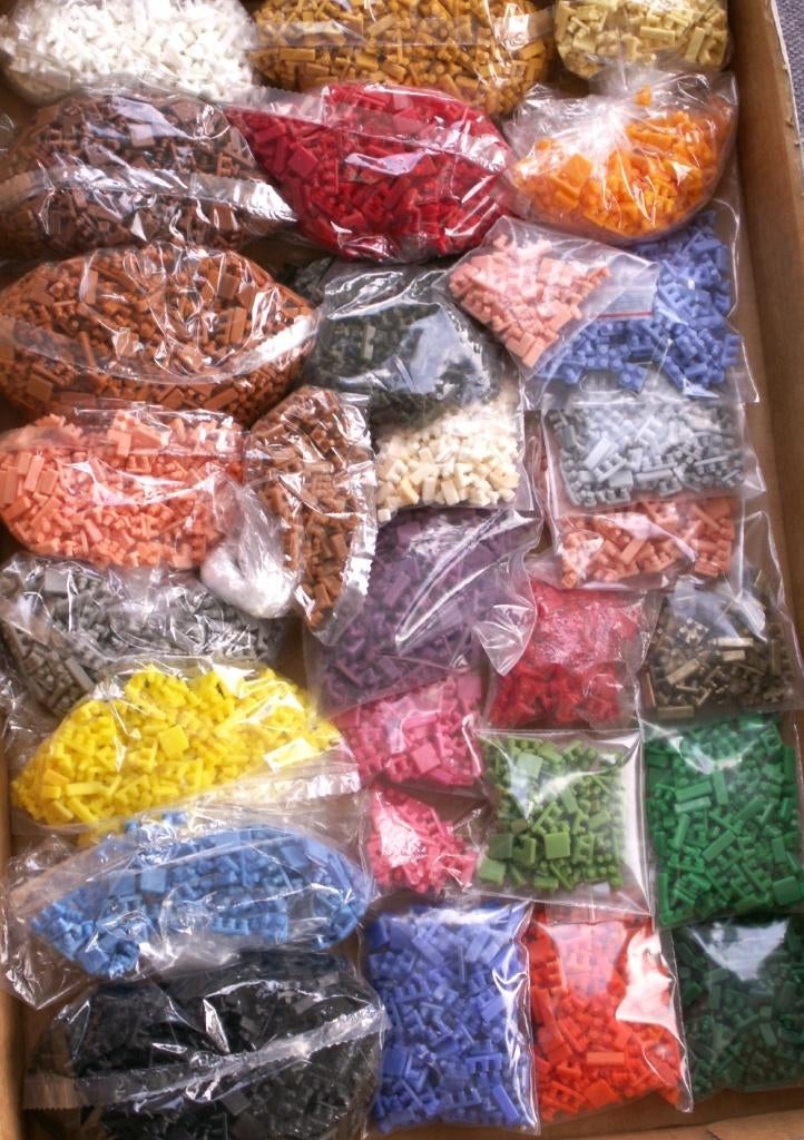 Partij ministeck 685 gr 29 kleuren gesorteerd, Hobby en Vrije tijd, Ministeck, Ophalen of Verzenden, Zo goed als nieuw, Losse ministeck of Strip