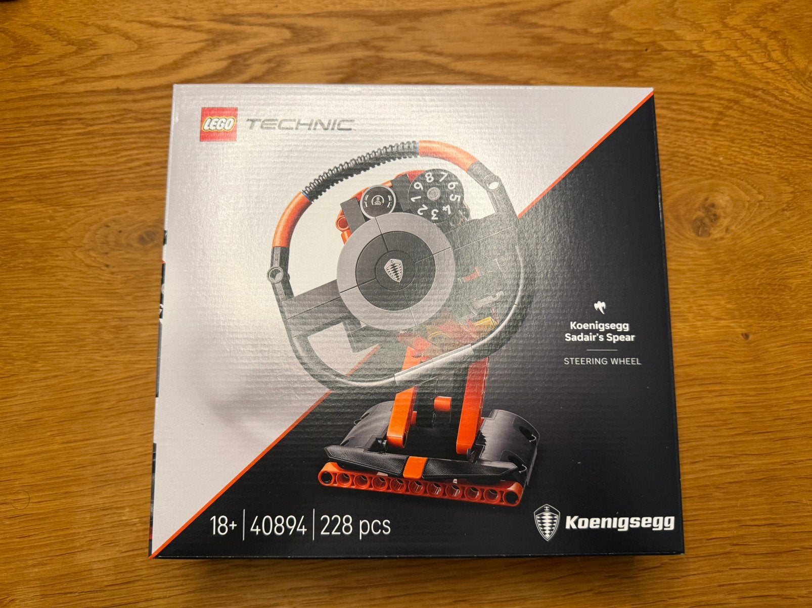 Lego 40894 Koenigsegg Sadair's Spear stuur, Lego, Nieuw, Ophalen of Verzenden, Complete set