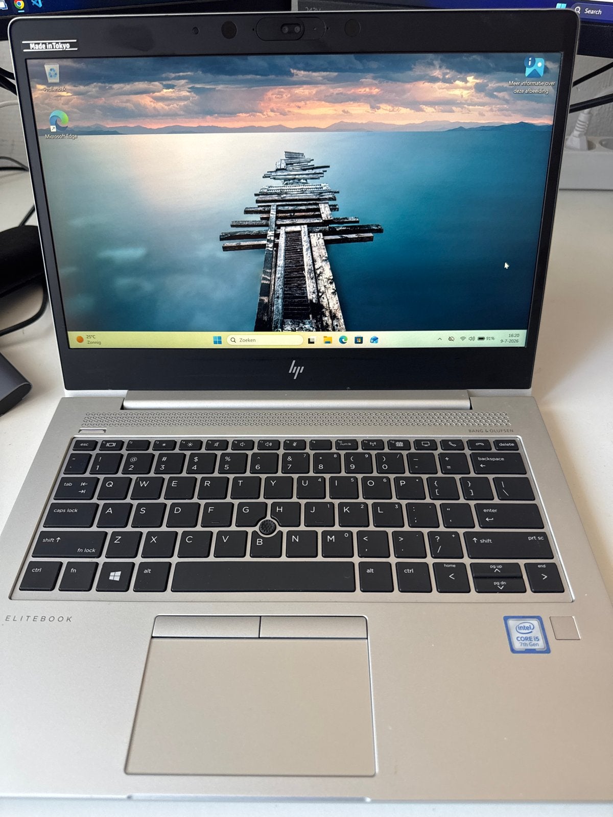 HP EliteBook 830 G5 i5 256GB SSD 12GB RAM, Gebruikt, 2 tot 3 Ghz, 8 GB, 13 inch