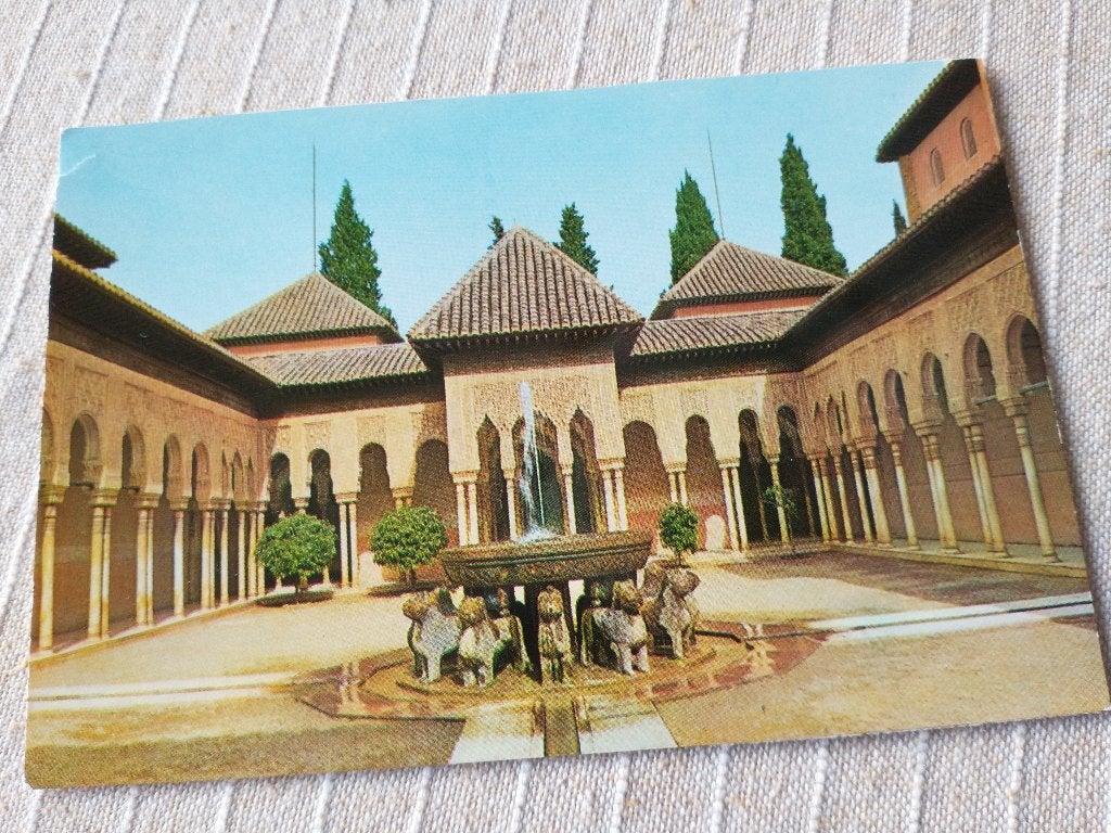 Granada. Alhambra - Serie 45, no. 19, Ophalen of Verzenden, 1960 tot 1980, Ongelopen, Spanje