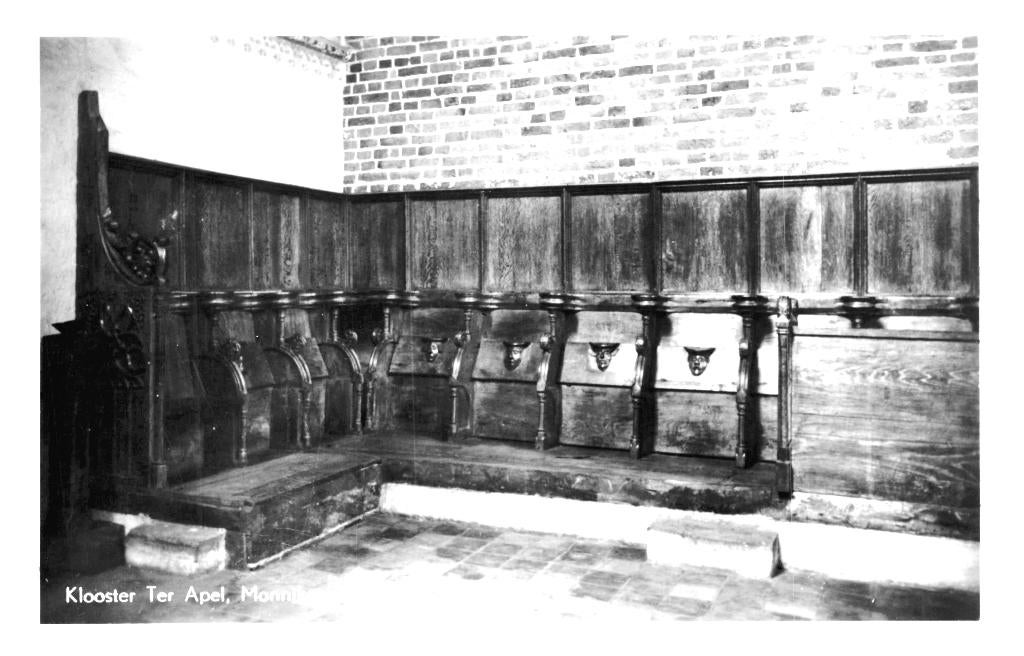 939566 Ter Apel 1947 Gr Klooster MonnikenbankenOnbeschreven, Ophalen of Verzenden, 1940 tot 1960, Ongelopen, Groningen