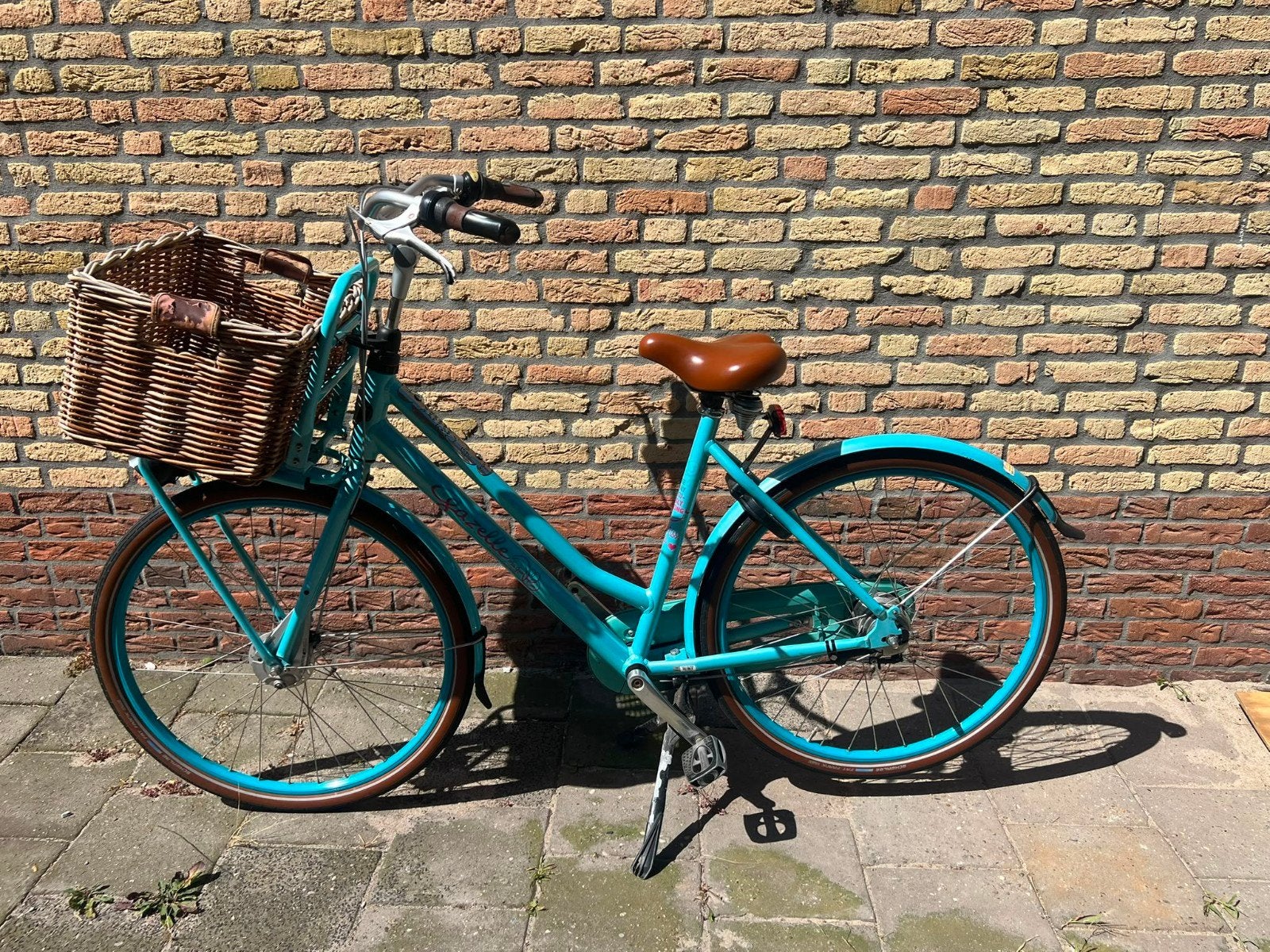 Gazelle Miss Grace 54 cm, 7 versnellingen, groen/blauw, Fietsen en Brommers, Fietsen | Dames | Damesfietsen, Ophalen, Versnellingen