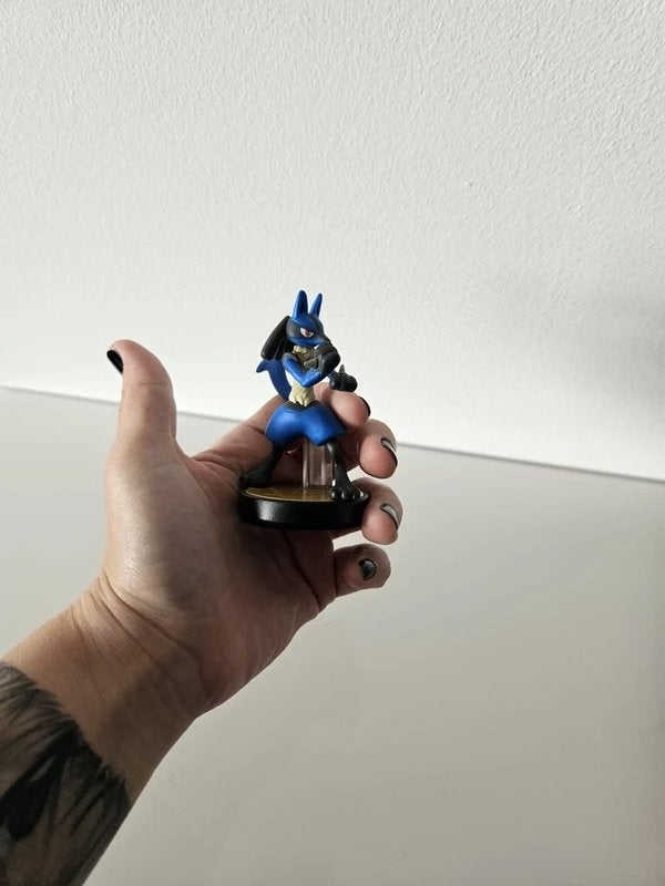 Lucario amiibo -- Nintendo, Ophalen of Verzenden, Zo goed als nieuw