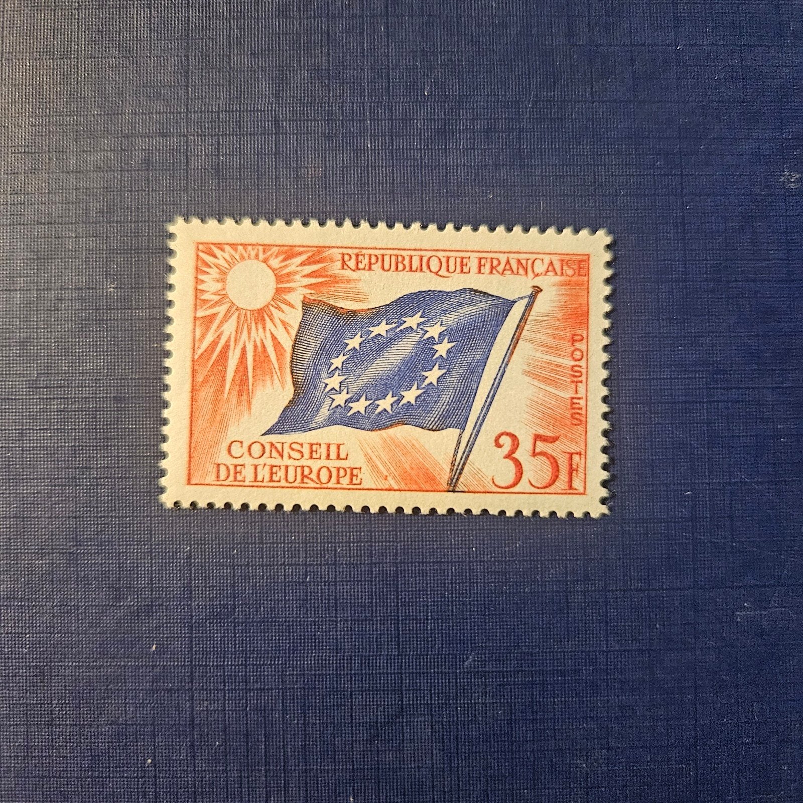 Frankrijk europarat nr 5 pf, Ophalen of Verzenden, Postfris