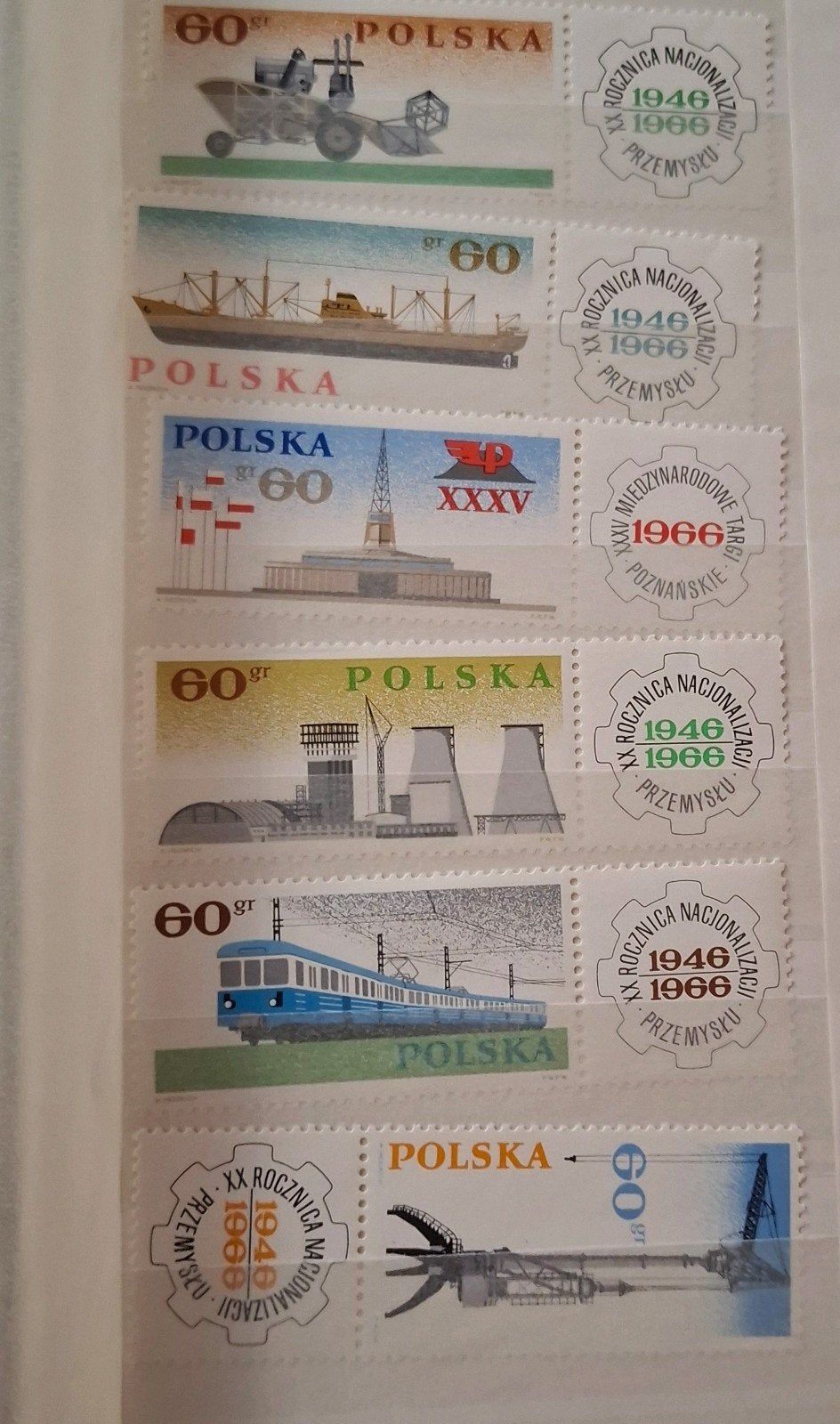 Polen Fi 1526 - 1531  postfris, Verzenden, Polen, Postfris