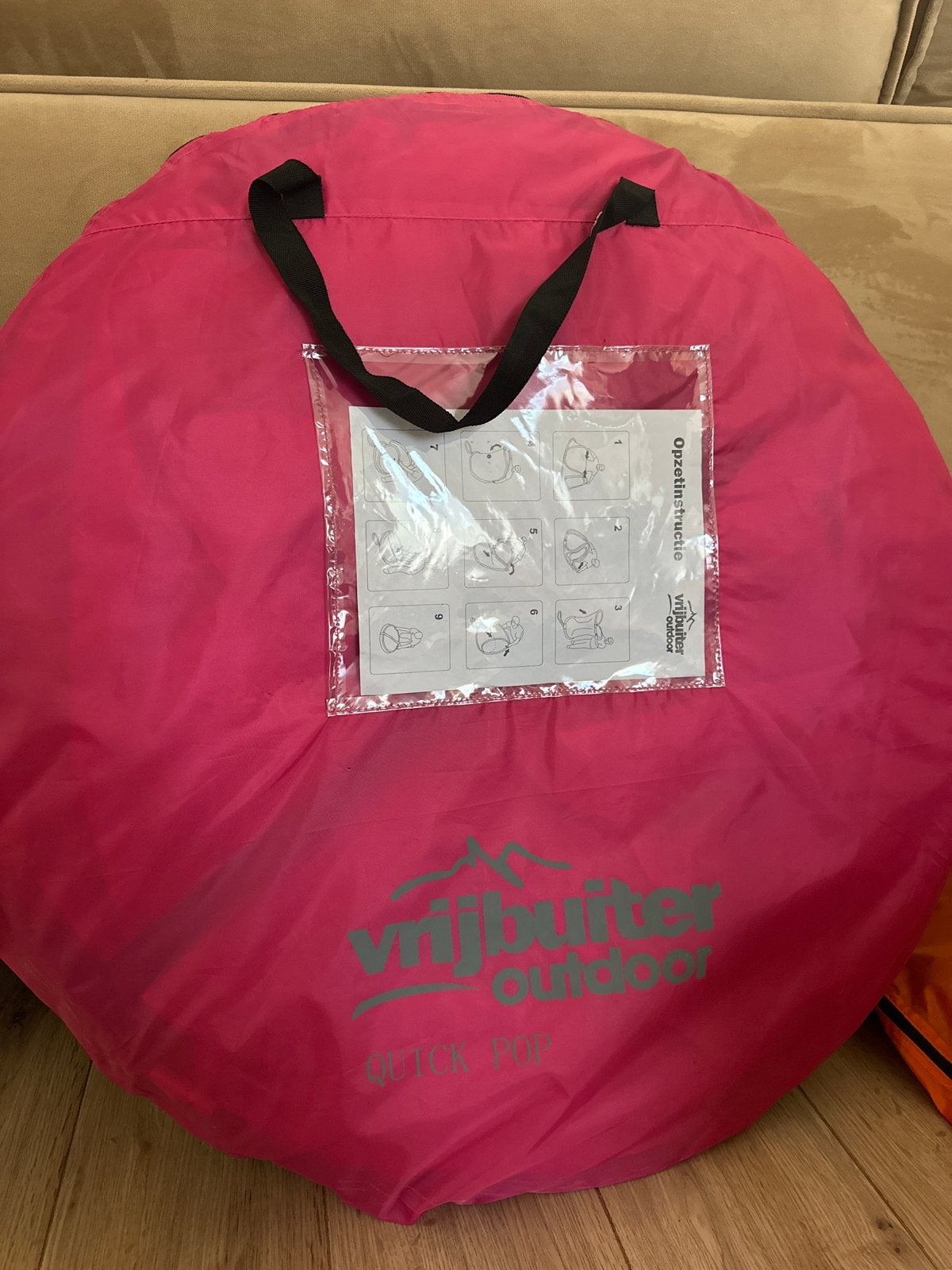 Vrijbuiter Outdoor Quick Pop Tent - Roze, Ophalen, Zo goed als nieuw, Tot en met 2