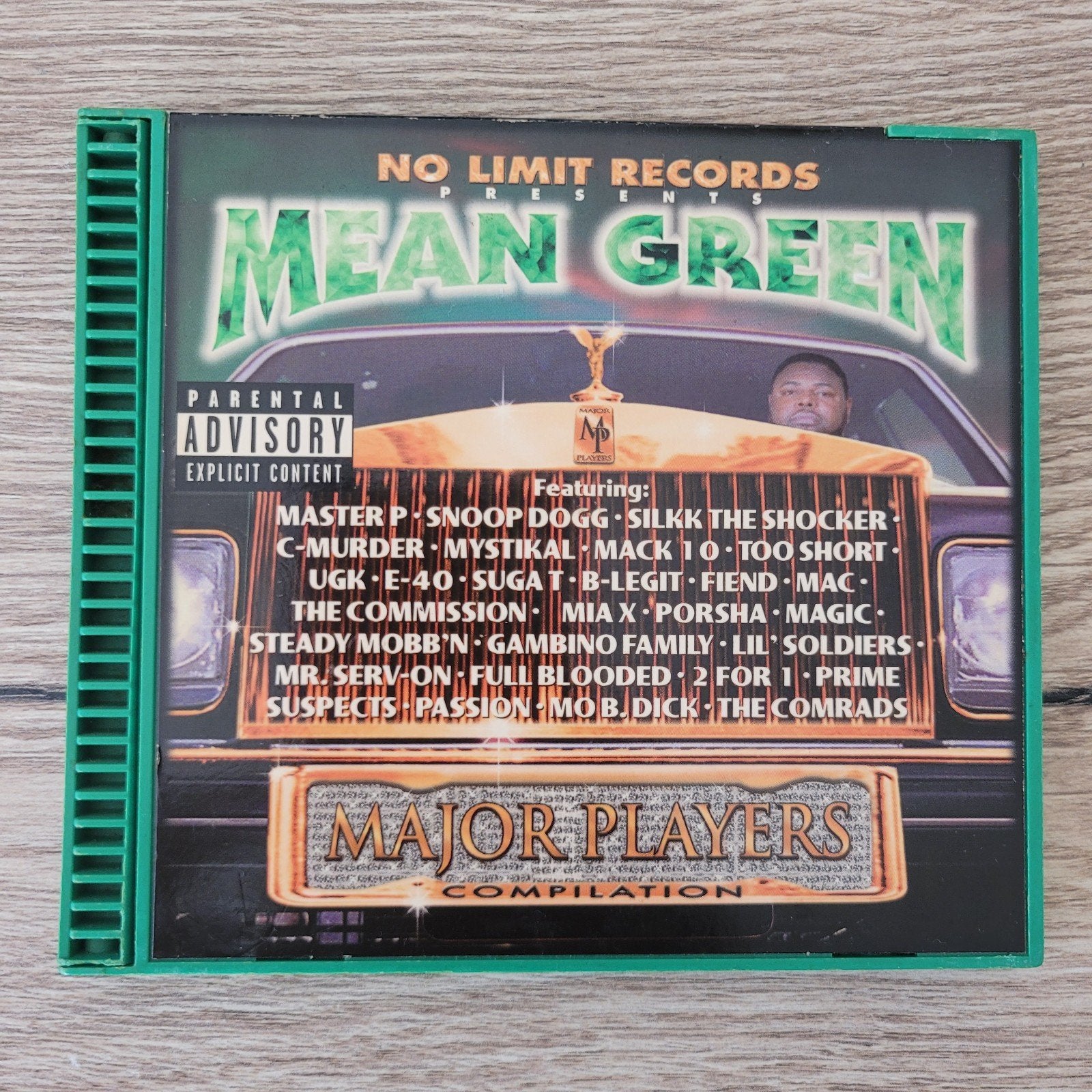 Mean Green - Major Players Compilation (Hip Hop), Cd's en Dvd's, Ophalen, Zo goed als nieuw, Inclusief boekje, Verzamelalbum