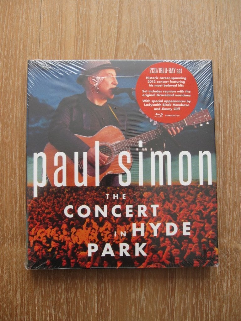 Blu-ray + 2 CD's Paul Simon - Concert in Hyde Park SEALED, Cd's en Dvd's, Muziek en Concerten, Concert, Ophalen of Verzenden, Blu-ray