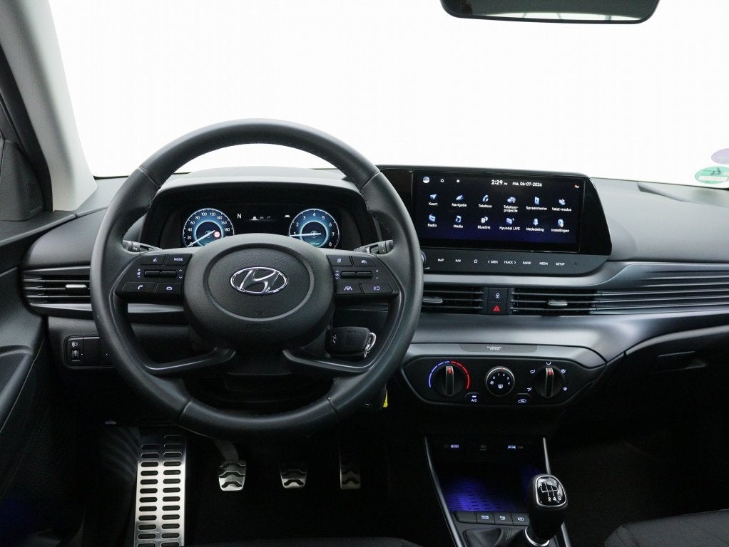 Hyundai Bayon 1.0 T-GDI Comfort Smart | Trekhaak | Navigatie, Auto's, Hyundai, Keurmerk '100% Onderhouden', 12 maanden, Gebruikt