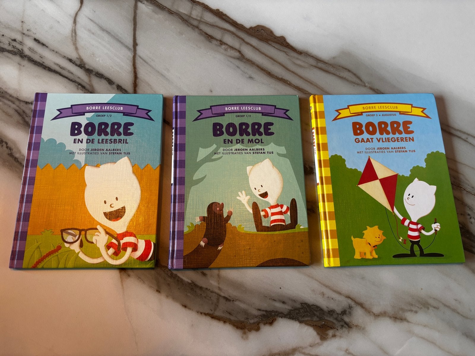 Borre Leesclub boeken - Jeroen Aalbers (3 stuks), Fictie algemeen, Jongen of Meisje, Ophalen of Verzenden, Zo goed als nieuw