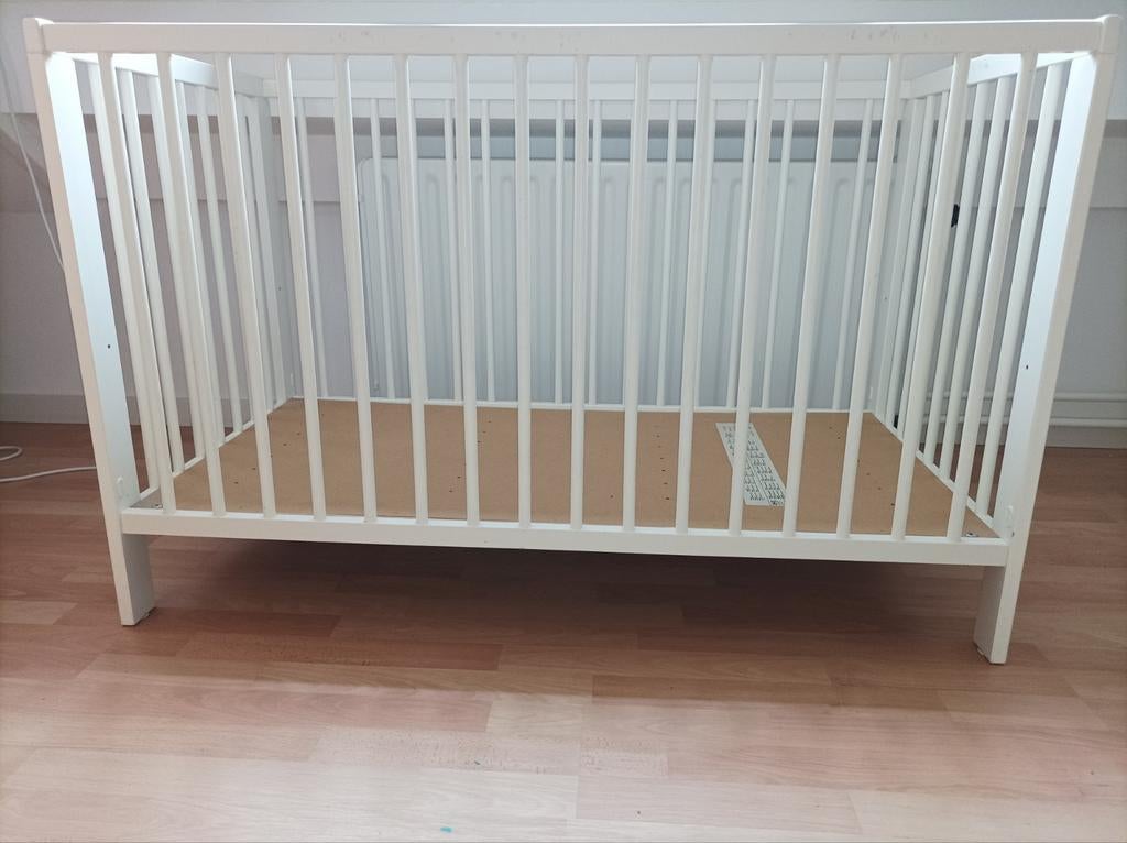 Ikea ledikant Gulliver kinderbed hout baby wieg camping bed, Ophalen, Gebruikt, Ledikant