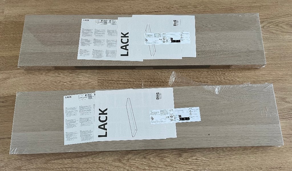 2 Wandplanken (IKEA), Ophalen, Nieuw