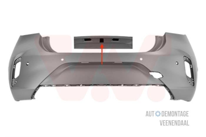 Achterbumper van een Opel Corsa, -, -, Opel, Nieuw