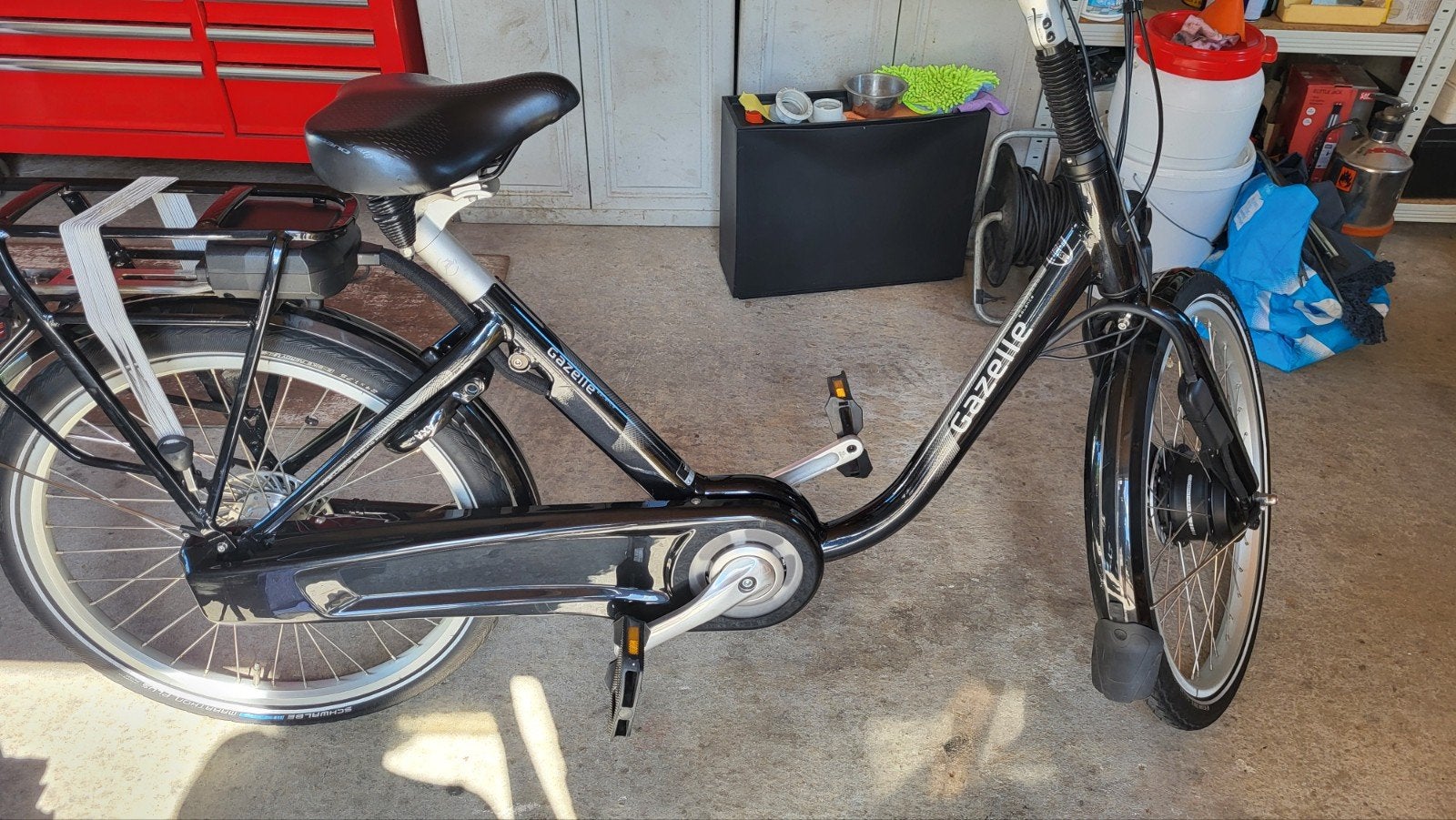 Nette Gazelle Balance fiets met Gold accu en oplader, Ophalen, Gebruikt, Minder dan 47 cm, 50 km per accu of meer