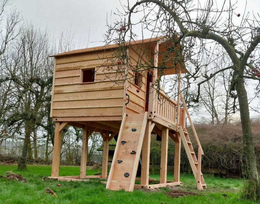 BOOMHUT XL speeltoren speelhuis klimtoren speeltoestel, Ophalen, Nieuw, Schommel, Aanbouwonderdeel