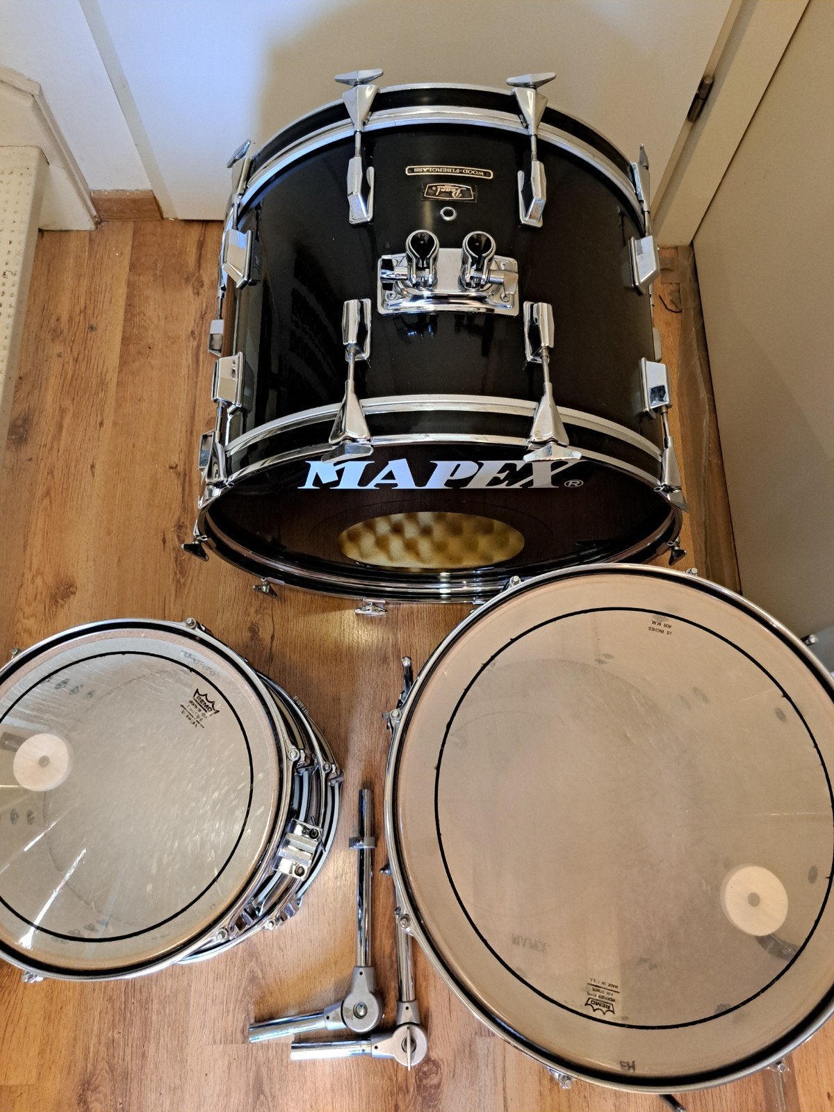 Pearl wood-fiberglass shellset, Muziek en Instrumenten, Ophalen, Zo goed als nieuw, Pearl