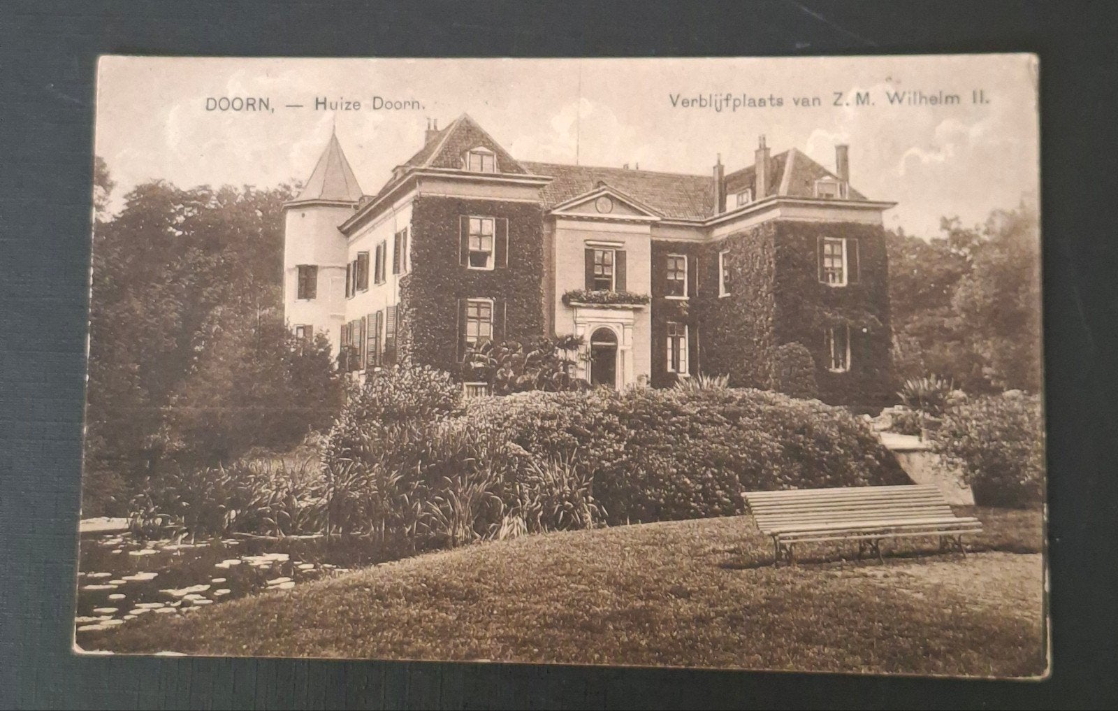 gelopen kaart 1931 Doorn  Huize Doorn Z.M. Wilhelm II, Ophalen of Verzenden, 1920 tot 1940, Utrecht