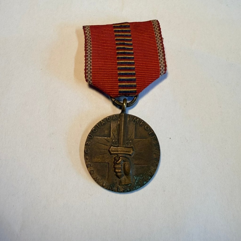49. Medaille Kreuzzug gegen den Kommunismus Rumänien 1941, Ophalen of Verzenden, Overige soorten, Nederland, Overige typen