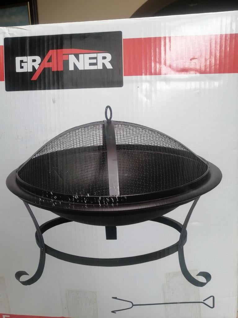 GRAFNER XXL Vuurkorf met vonkenbescherming, Ophalen of Verzenden, Nieuw