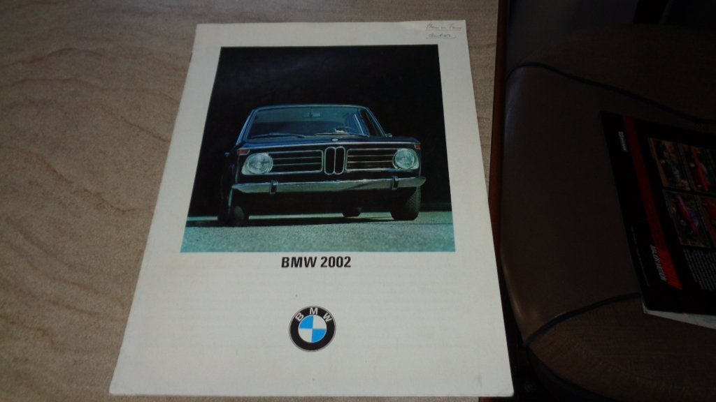 Folder  BMW 2002, Verzenden, Gelezen, BMW