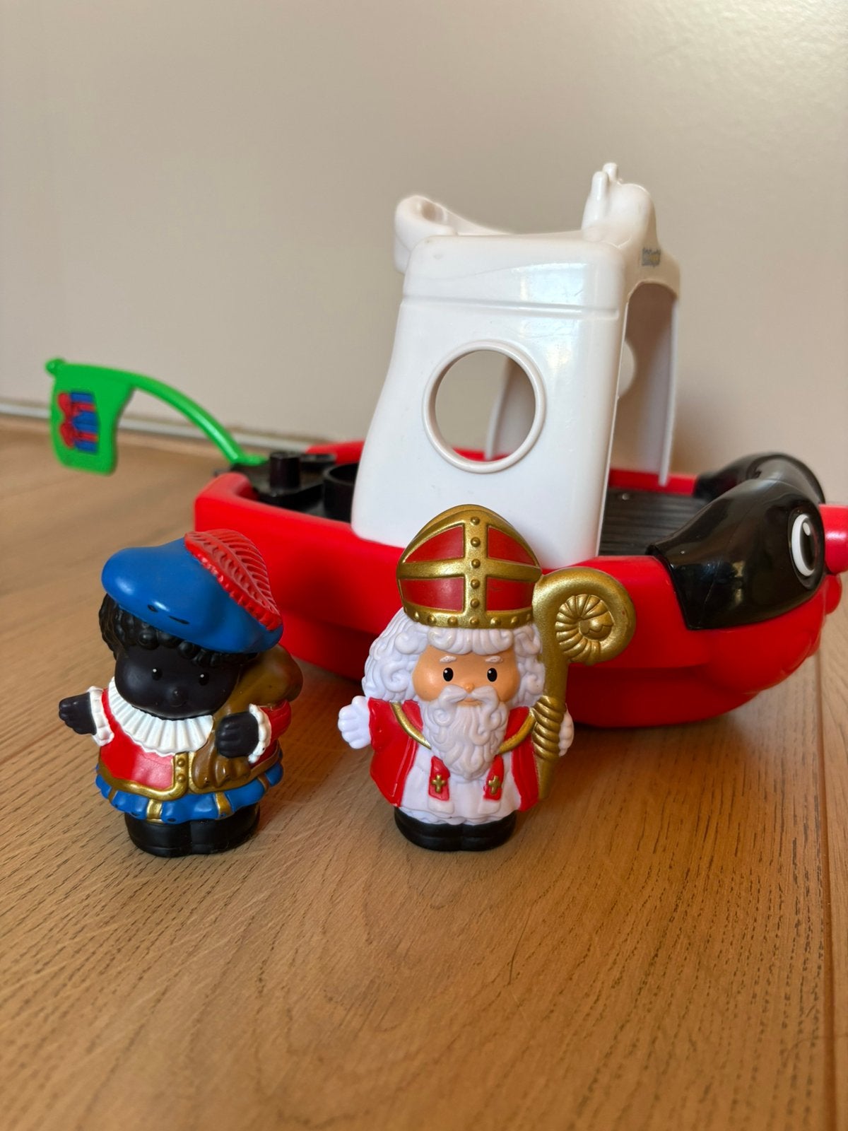 Fisher Price stoomboot sint piet, Ophalen of Verzenden, Gebruikt, 6 maanden tot 2 jaar