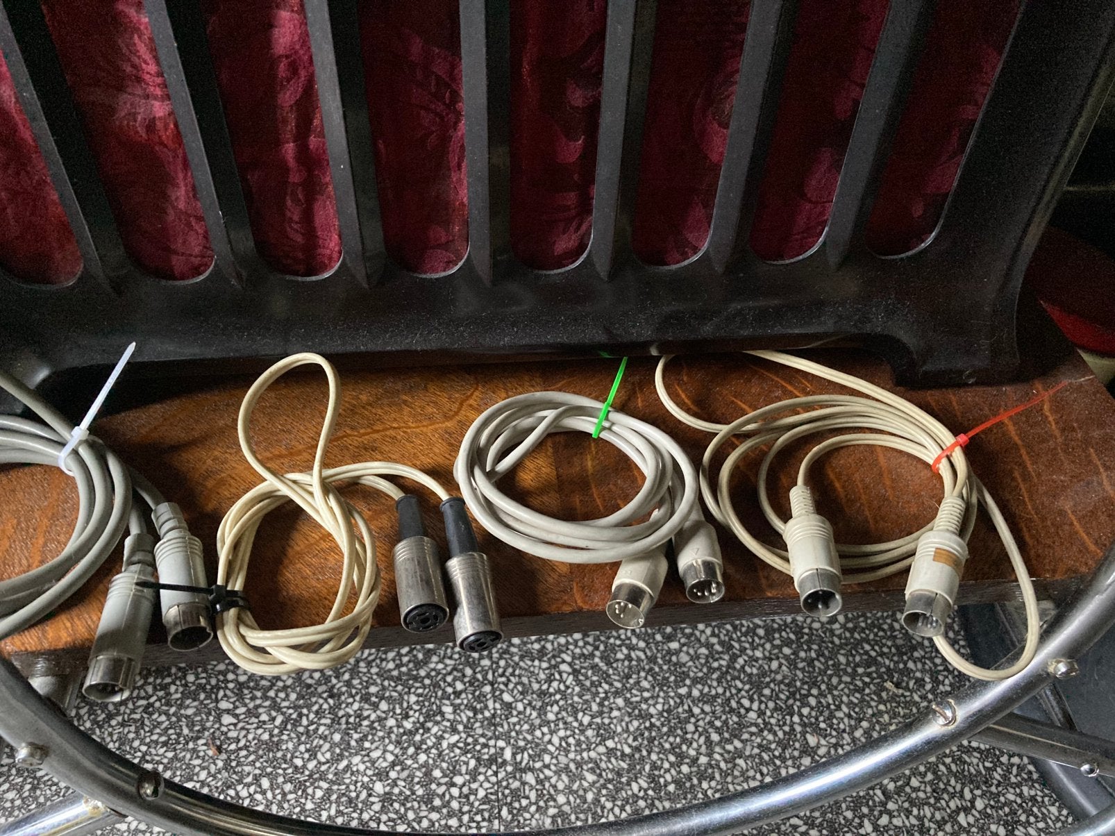DIN kabels vintage audio analogekabels verschillende soorten, Antiek en Kunst, Ophalen of Verzenden