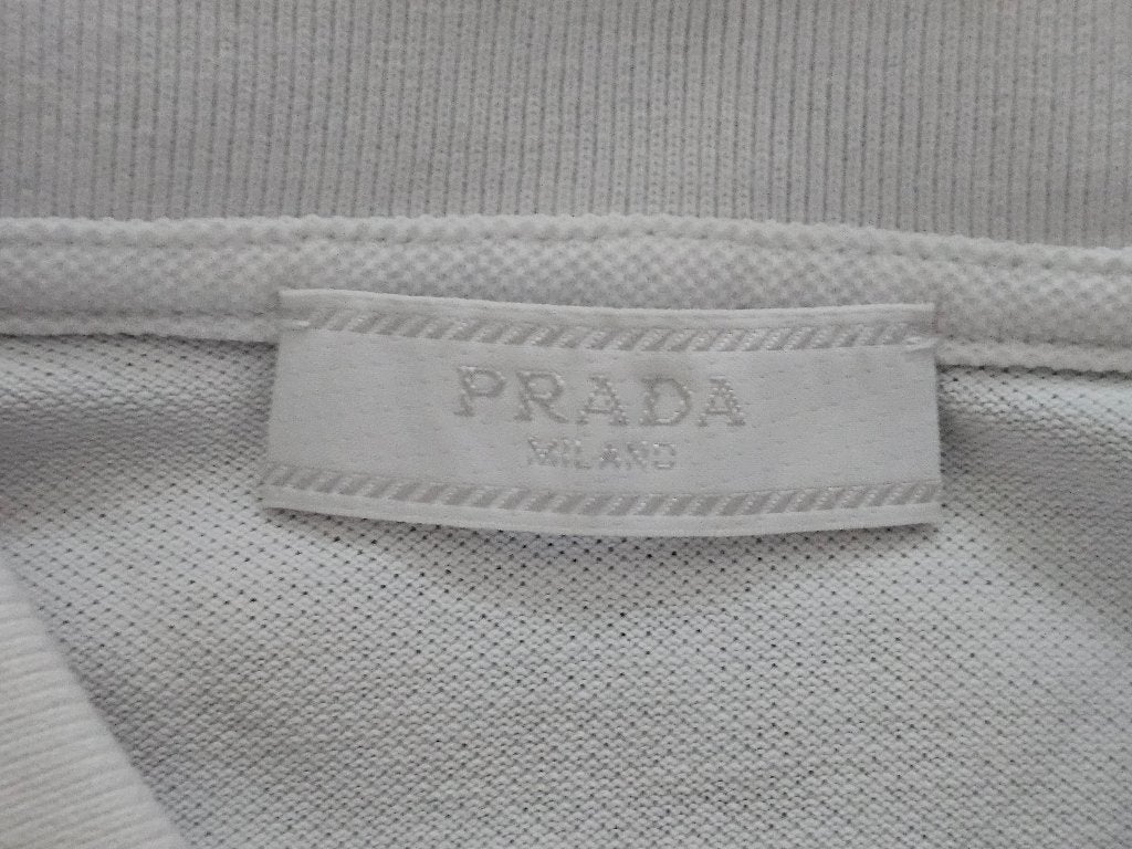 Prada zomerpolo wit maat M, Wit, Zo goed als nieuw, Prada, Verzenden