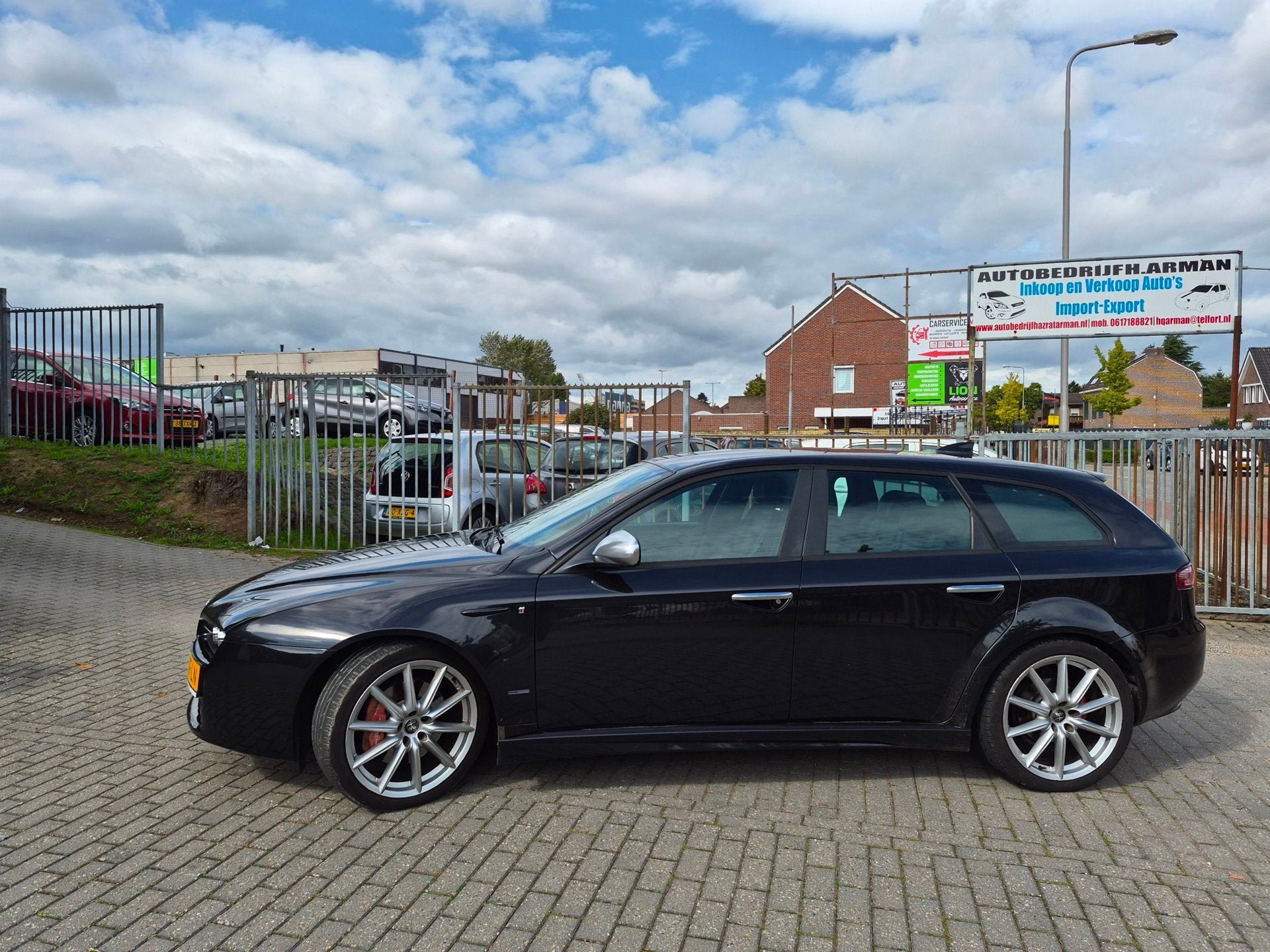 Alfa Romeo 159 Sportwagon 2.2 JTS TI, Auto's, Voorwielaandrijving, Gebruikt, 4 cilinders, Zwart