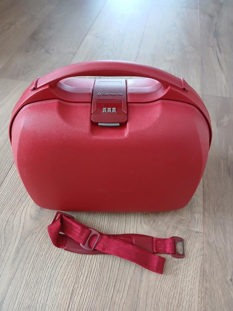Beautycase samsonite, Ophalen, Zo goed als nieuw, Rood