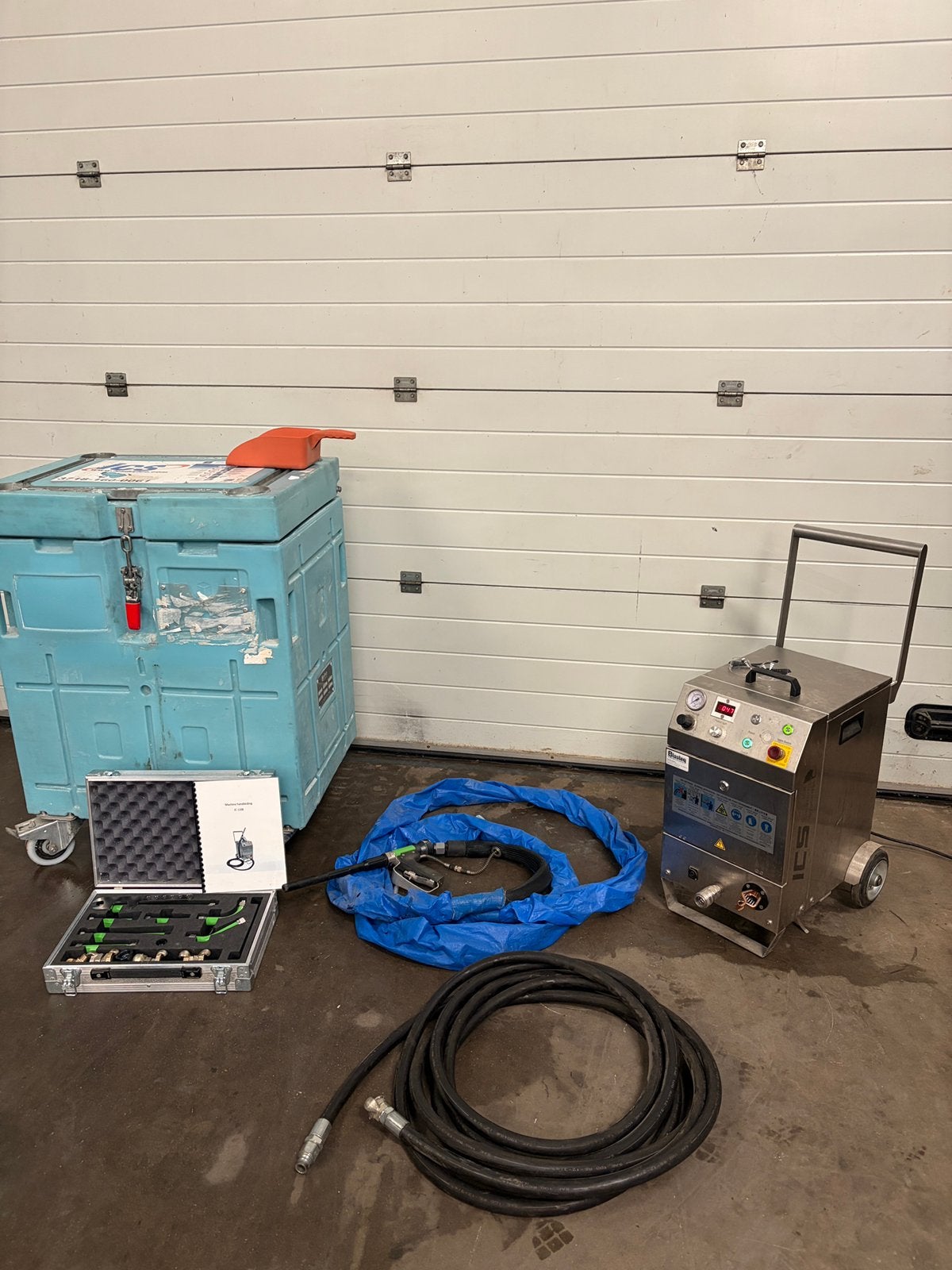 Droogijsstraalmachine stralen droogijsreiniger ice blaster, Ophalen of Verzenden, Zo goed als nieuw
