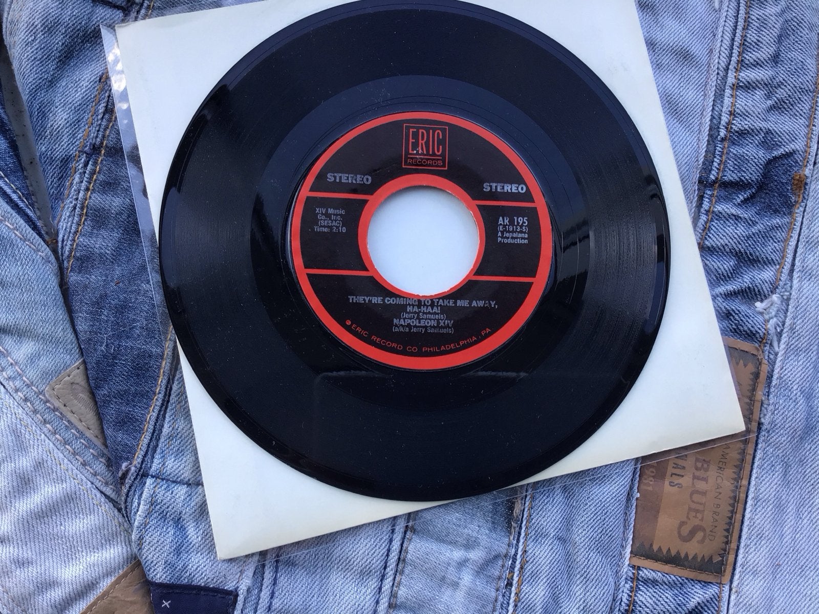 Napoleon XIV - They're Coming To Take Me Away, Ha-Haaa!, Gebruikt, Originele persing, 7 inch, Ophalen of Verzenden
