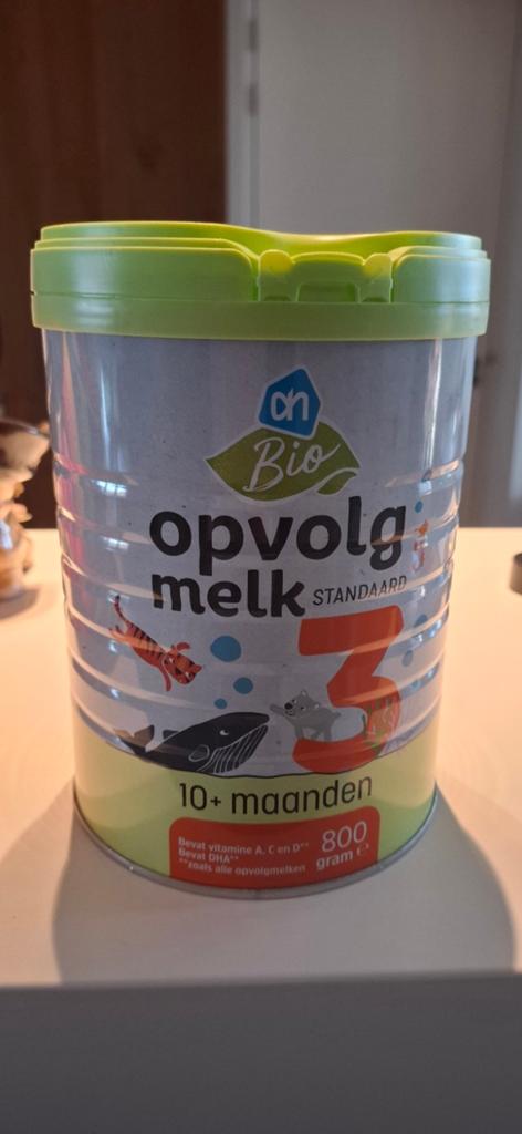 AH Bio Opvolgmelk 3 - 10+ maanden (800g) 2 potten, Ophalen of Verzenden, Nieuw, Overige typen