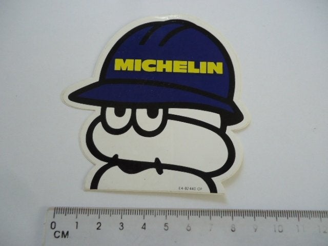 sticker oud Michelin Origineel bibendum auto motor truck, Verzenden, Zo goed als nieuw, Auto of Motor