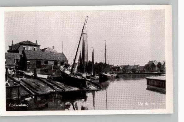Spakenburg Scheepswerf uitg B. den Hartog, Ophalen of Verzenden, 1960 tot 1980, Ongelopen, Utrecht