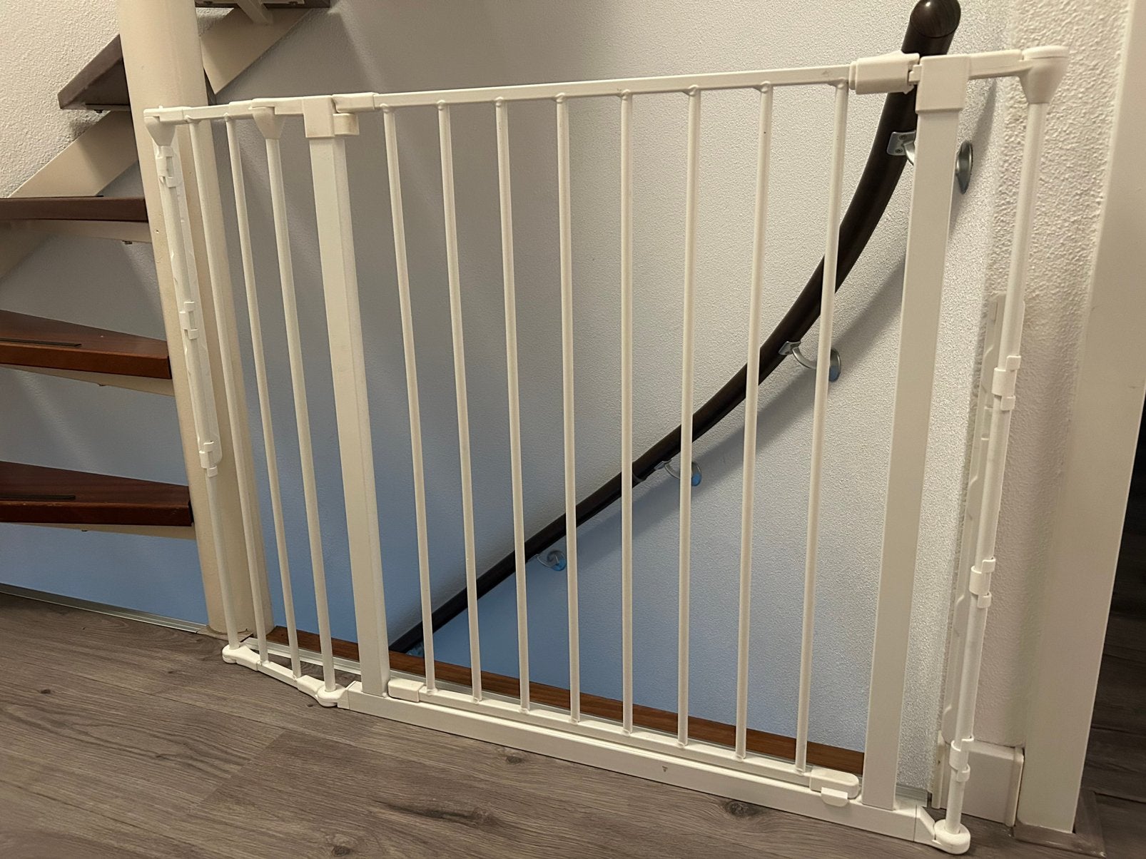 BabyDan Flex Traphekje, Kinderen en Baby's, Traphekjes, Ophalen, 100 tot 115 cm, Zo goed als nieuw, Klemhekje
