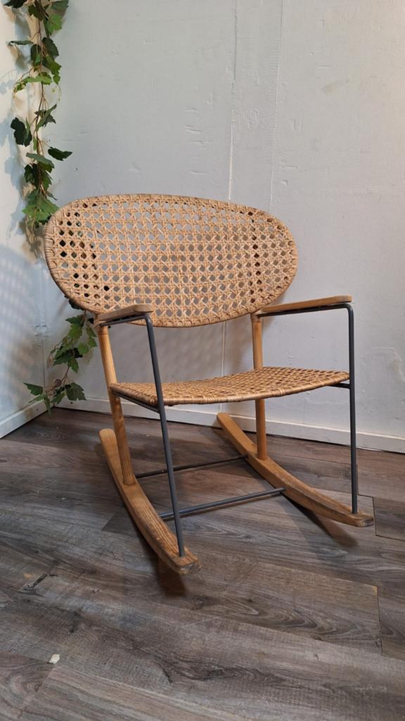 Ikea schommelstoel grönadal riet rotan, Huis en Inrichting, Stoelen, Ophalen, Nvt, Eén, Nvt