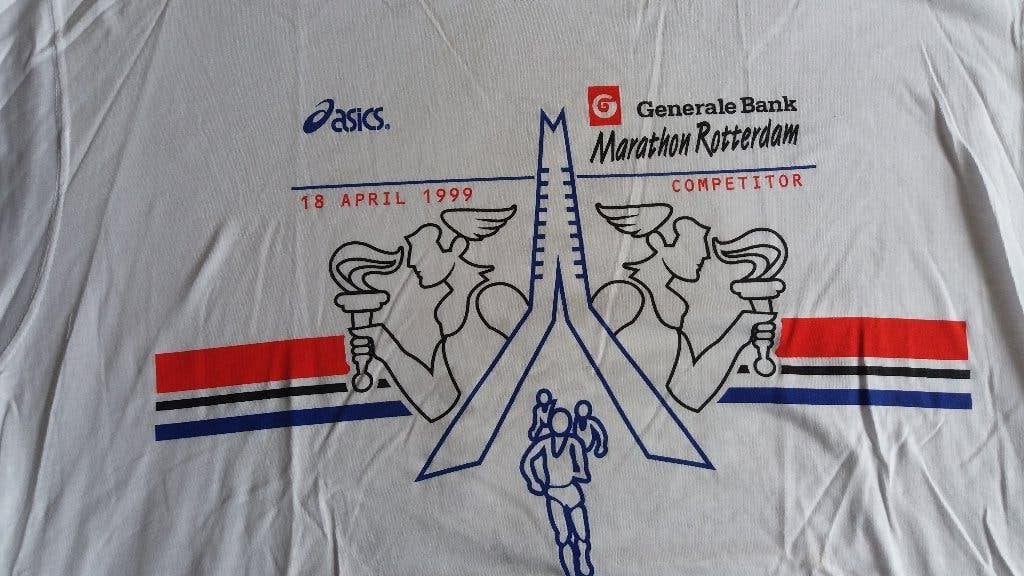 loopshirt marathon Rotterdam 1999, Hardloopschoenen, Nieuw, Ophalen of Verzenden, Hardlopen