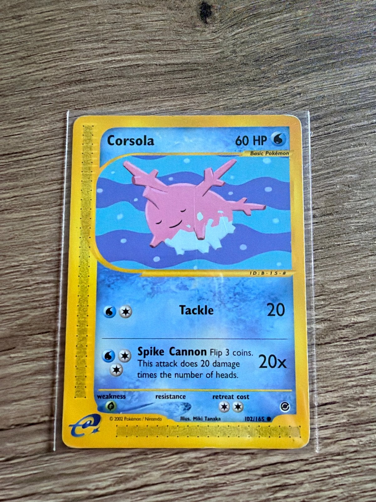 Corsola 102/165 Expedition Base Set, Ophalen of Verzenden, Gebruikt, Losse kaart
