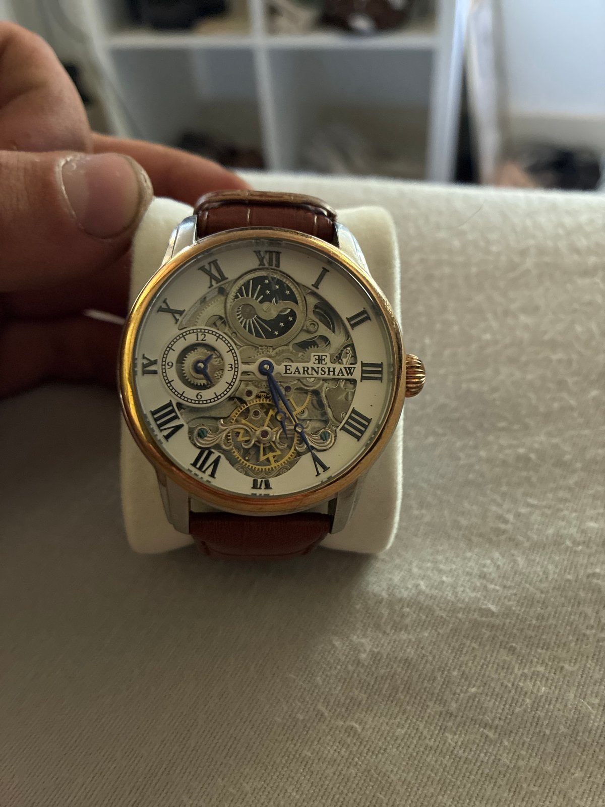 Earnshaw Horloge, Overige merken, Staal, Polshorloge, Ophalen of Verzenden