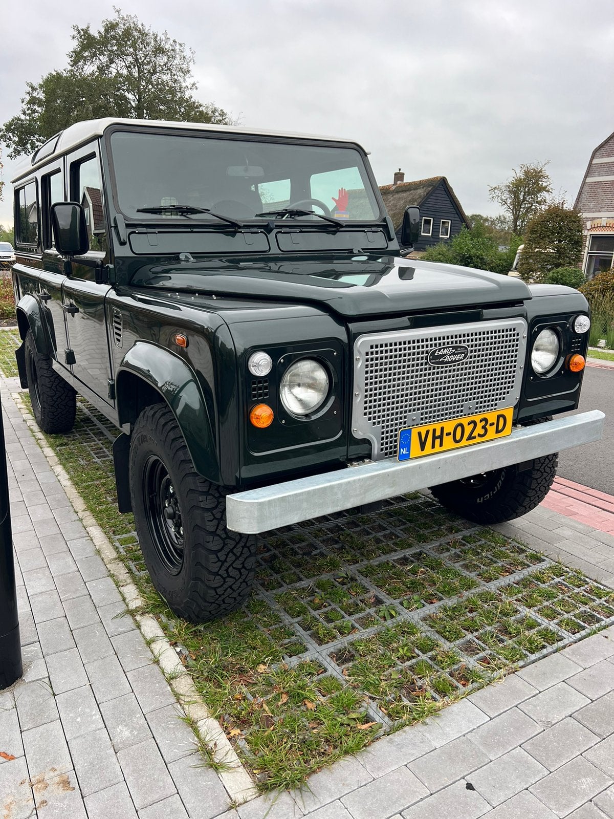 Land Rover Defender Td5 Heritage Retro Series, Euro 2, Stof, Zwart, Sound system
