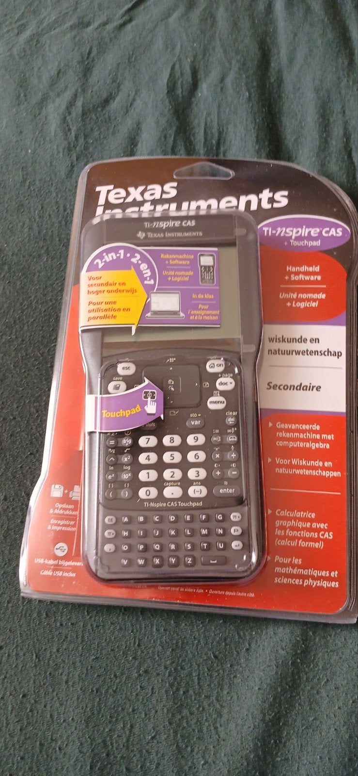 Texas instruments TI-nspire CAS, Ophalen of Verzenden, Grafische rekenmachine, Nieuw
