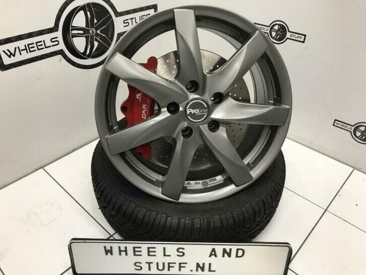 Proline BX  lichtmetaal velgen 17"inch  5x115 Opel Astra, Ophalen, Gebruikt, 17 inch, Velg(en)