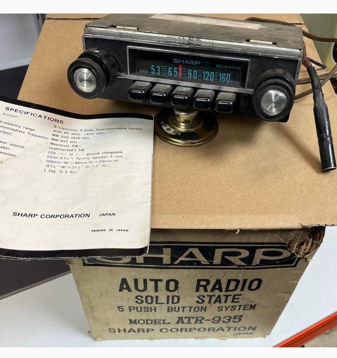 Sharp auto radio, Gebruikt, G, G, G