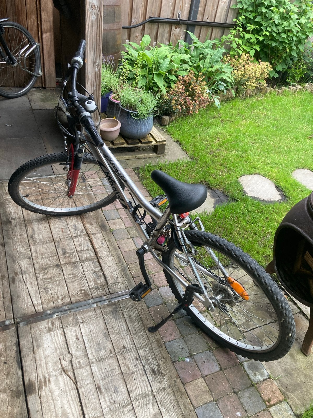 Kinderfiets 26 inch mountainbike, Gebruikt, Hardtail, Velgrem, Ophalen