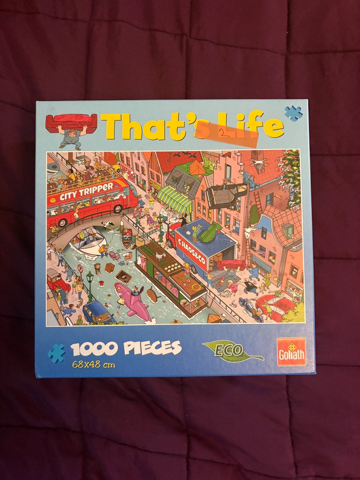 That's Life 1000 stukjes legpuzzel - Compleet, Ophalen of Verzenden, 500 t/m 1500 stukjes, Zo goed als nieuw, Legpuzzel