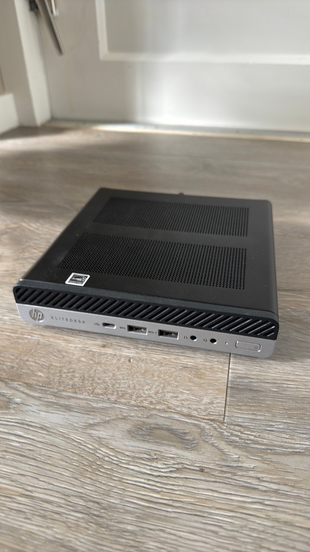 HP Elitedesk 705 G4 dm pc inclusief monitor. Mag ZSM Weg!, Gebruikt, Met monitor, Ophalen of Verzenden, Gaming