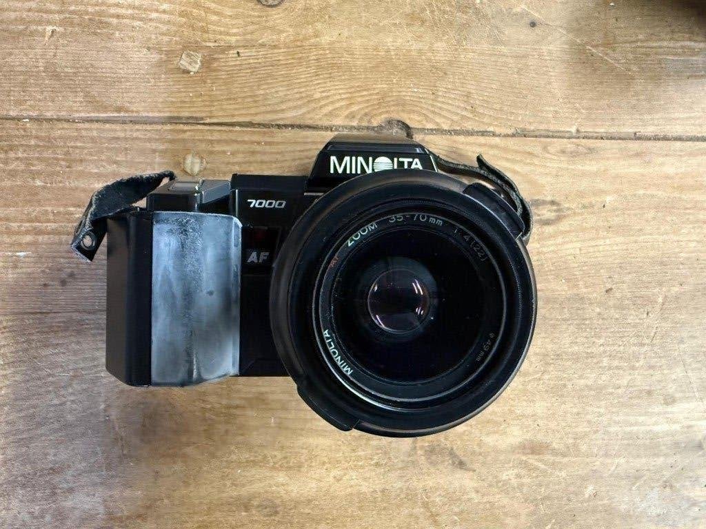 minolta 7000 AF met 35-70 mm lens, Ophalen of Verzenden, Gebruikt, Spiegelreflex, Minolta